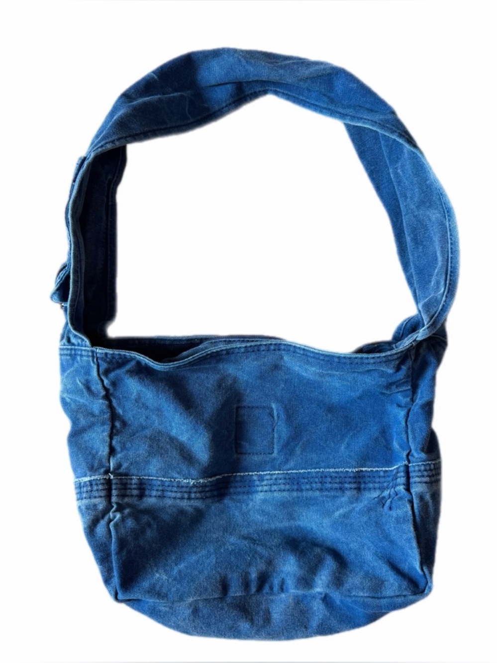 We The Free Waxed Canvas Zip Sling Bag Icelandis Blue - Picture 4 of 16